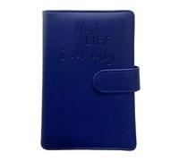 NRVTRE Carnet de notes en simili cuir à fermeture magnétique avec plusieurs poches intérieures pour le travail, l ' école et les voyages, planificateur à fermeture magnétique 19x13cm