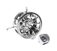 NRVTRE De Corde de pêche Compact | Accessoire de voyage mobile, roue en alliage d ' aluminium avec corps de cadre de moulinet pour une utilisation à