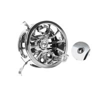 NRVTRE De Corde de pêche Compact | Accessoire de voyage mobile, roue en alliage d ' aluminium avec corps de cadre de moulinet pour une utilisation à