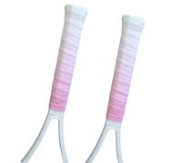 NRVTRE Élasticité épaissie Raquette de Badminton Colle Serviette Bande antidérapante Absorbant la Sueur Bande pour Raquette Canne à pêche PU Absorbant Tennis Badminton Grip