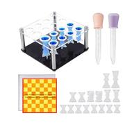 NRVTRE Ensemble de moules d ' échecs en résine Comprenant 32 pièces, A