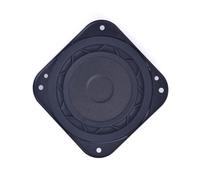 NRVTRE Haut-Parleur magnétique 15W 8Ohm, Caisson de Basses de 3, 1 Pack | Caisson de basses interne, amplificateur portable multimédia, cadre en caoutchouc, forme ronde, amplificateur de