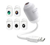 NRVTRE Lampe de Projection StarrySky rotative Manuelle USB Plug and Play pour intérieur de Voiture scène de Nuit Romantique Lumière de Projection rotative Manuelle