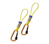 NRVTRE Lanière à Clip pour Porte-Bouteille pour Les Utilisateurs en Plein air et Le Camping G Clip pour Porte-Bouteille en Plein air à Lanière à Eau Boucle Tressée Camp Randonnée Voyage Attache Petit