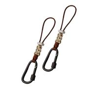 NRVTRE Lanière à Clip pour Porte-Bouteille pour Les Utilisateurs en Plein air et Le Camping G Clip pour Porte-Bouteille en Plein air à Lanière à Eau Boucle Tressée Camp Randonnée Voyage Attache Petit