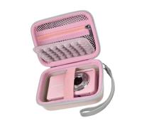 NRVTRE Organisateur d ' Appareil Photo Compact à Coque Rigide, B | Doublure douce, fermeture à glissière, poche en filet, transport poignet