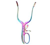 NRVTRE Ouvre-Bouche pour accès Crochet | Finition arc-en-ciel en acier inoxydable, écarteur de mâchoires, poignée en boucle, portée de 20.5 Cm, accessoire