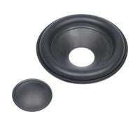 NRVTRE Pièces de réparation de cône de subwoofer avec dôme central, ensemble de remplacement en caoutchouc pour travaux d'entretien, cône de woofer en caoutchouc