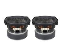 NRVTRE Pilote de Caisson de Basses de Voiture 4, OnePair | Cône en Fiber de carbone de sensibilité 86dB avec bobine vocale en cuivre, systèmes de basses multimédia,
