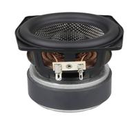 NRVTRE Pilote de Caisson de Basses de Voiture 4, Single Pack | Cône en Fiber de carbone de sensibilité 86dB avec bobine vocale en cuivre, systèmes de basses multimédia,