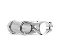 NRVTRE Potences de vélo de Montagne en Alliage d ' Aluminium Haute, Silver