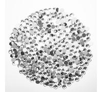 ns 1440pcs SS6 Nail art en verre Crystal Clear White Flatback Gemles pour artisanat Sacs de maquillage et chaussures Dcoration (SS6 White White)