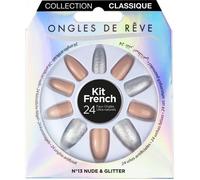 NS Kit Faux Ongles De Rêve N°013 Nude & Glitter le kit