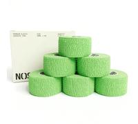 NS NOSECOND 6-Pack Crossfit Tape Premium élastique adhésif 38mm x 6m Bande de Sport haltérophilie Grip (Verte)