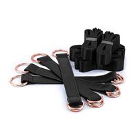 NS Novelties Bondage Couture Tie Down Straps Black Taille Unique