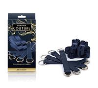 NS Novelties Bondage Couture Tie Down Straps Couleur de peau Taille Unique