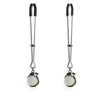 NS Novelties Bound Nipple Clamps G1 Gunmetal 9 cm