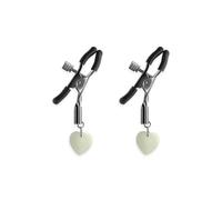 NS Novelties Bound Nipple Clamps G3 Gunmetal 8 cm