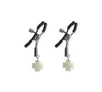 NS Novelties Bound Nipple Clamps G4 Gunmetal 8 cm