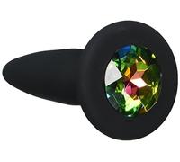 Plug Anal Glams Mini Gem - Couleur : Noir