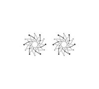 NS Novelties Pretty Pasties Charm I Black One Size