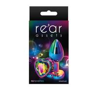 NS Novelties Rear Assets Multicolore Heart Plug Anal
