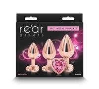 NS Novelties Rear Assets Trainer Kit Rose Gold Heart Gold Taille Unique
