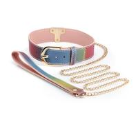 NS Novelties Spectra Bondage Collar & Leash Rainbow 50,3 x 4 x 1,5 cm