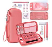 Ns Switch Lite Accessories Bundle,Living Coral,Modern
