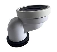 Nsaroche Adaptateur de Bride WC Déporté Réglable pour Des Solutions Sanitaires Efficaces, Décalage 10cm