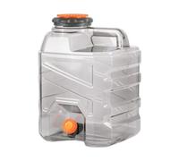 Nsaroche Bidon d'eau de Camping avec Robinet, Réservoir de Stockage Portable, Conteneur de Transport en Polycarbonate de Qualité Alimentaire, Structure STA, 15 L