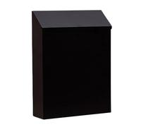 Nsaroche Boîte Aux Lettres Murale avec Serrure pour Un Rangement Sécurisé Du Courrier, noir