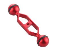 Nsaroche Bras D'extension pour Appareils Photo de Plongée, Bras Articulé, Support en Alliage D'aluminium, Accessoire pour Lampe et Flash Sou, Rouge