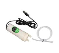 Nsaroche Pompe à Vin Électrique Portable Automatique USB Auto-amorçante avec Moteur Puissant pour Transfert de Boissons Bière Eau Adaptée Aux Brasseurs Amateur, Tube En Silicone de 150 Cm