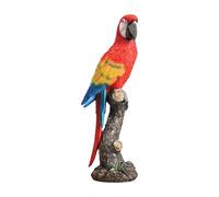 Nsaroche Statue de Perroquet En Résine, Sculpture pour Porche, Bureau, Trottoirs, Oiseau, Animal