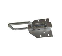 Nsaroche Verrou de Porte de Garage Loquet de Verrouillage Intérieur Porte Sectionnelle Boulon de Sûreté Matériau Fer Galvanisé Montage Simple Adapté à L'entre, 23.5 Cm X 12.2 Cm