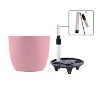 Nscdd PP 15,2 x 12,7 cm Pots de fleurs d'arrosage d'intérieur avec indicateurs d'eau pour jardin moderne et décoratif pour toutes les fleurs d'intérieur, thym, violettes africaines, rose rouge, petit