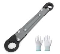 Nscdiew arrêt d'angle, outils de plomberie e plomberie, ensemble d'outils de plomberie professionnels pour un arrêt d'angle facile et une installation d'écrou d'alimentation, clé à tuyau à
