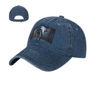 NSDdefAWCGT Casquette de baseball, golf, papa, éléphant hors de la cage, chapeau réglable en coton pour homme et femme, casquette non construite, bleu marine, 57