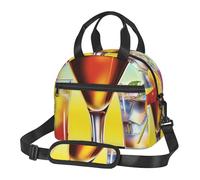 NSDdefAWCGT Petit sac à déjeuner isotherme pour homme et femme - Boîte à déjeuner portable Always Happy Hour pour le travail, le pique-nique