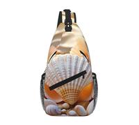 NSDdefAWCGT Sac à bandoulière pour femme et homme - Sac banane - Beau sac à bandoulière pour l'extérieur, la randonnée, les voyages, Magnifiques coquillages, Taille unique