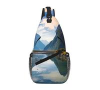NSDdefAWCGT Sac à bandoulière pour femme et homme - Sac banane pour la pêche, la randonnée, les voyages, Parc national du Fiordland, Taille unique