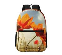 NSDdefAWCGT Sac à dos pour ordinateur portable de 17 pouces - Coloré - Petite fleur - Grand sac à dos de voyage pour ordinateur portable - Sac à dos pour voyage, randonnée, camping, Fleur sous le