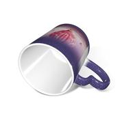 NSDdefAWCGT Tasse à café magique sensible à la chaleur changeant de couleur 325 ml Tasse à café personnalisée en céramique pour anniversaire