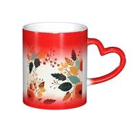 NSDdefAWCGT Tasse à café magique sensible à la chaleur changeant de couleur 325 ml Tasse à café personnalisée en céramique pour anniversaire