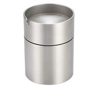 NSGJUYT Cendrier Auto en Acier Inoxydable Cendrier Auto-cendrier Authtray Titulaire de Cendres Creative Creative Everurproof Business Cadeau Voiture Voiture avec Couvercle Ashtra