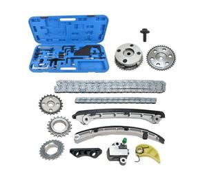 NSGMXT Jeu de chaînes de distribution Compatible avec CX-7 3 6 2.3L MPS Turbo 2.3 DISi MPV 2.3L 4WD L3K9- Chaîne de distribution VVT Jeu d'engrenages Arbre à cames Outillage