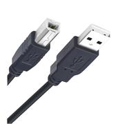 NSGWKZD Câble MIDI de 3 m pour interface audio, clavier Yamaha Piano Midi, microphone USB, table de mixage, instrument - Cordon USB Type-A vers B haute vitesse