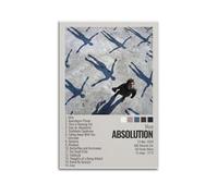 nshdahns Poster Absolution by Muse - Art mural vintage - Décoration de chambre à coucher - 30 x 45 cm - Sans cadre