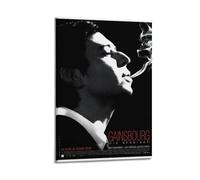 nshdahns Poster Gainsbourg « A Heroic Life » - Art mural vintage - Décoration de chambre à coucher - Affiches pour chambre à coucher - 20 x 30 cm - Style cadre